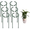 thumbnail image 1 of Paquete de 12 estacas de plástico para plantas arqueadas, estacas de soporte para plantas, estacas semicirculares para plantas, soporte para plantas de jardín, 1 of 5