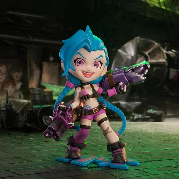 League of Legends Animation Game Peripheral Toys Ahri Ezreal Zoe Yasuo Teemo Anime Action Model Figures Collection