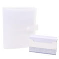 thumbnail image 2 of Plastic Index Card Storage Organizer Holder Pouches Holds Up To 160 Flash Recipe Note Cards For Home Office Archive Sorting, 2 of 9