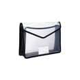 thumbnail image 2 of Homekingdee A4 Plastic Document Pouch with Reinforced Edges - Transparent Snap-Closure Waterproof and Dirtproof File Bag for Office Documents Organization, 2 of 6