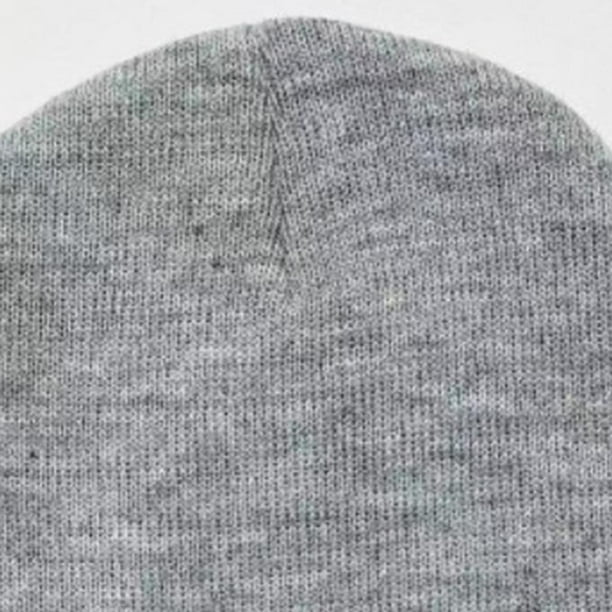 Lámpara 6LED USB gorro de punto ligero transpirable 110LM 300mAh tapas de faros (gris claro)