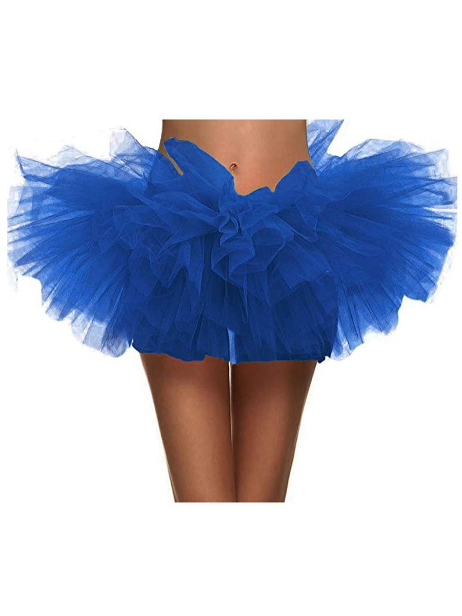 Women's Vintage Mini Tutu Skirt Tulle Costume Party Dance Running Party Skirt 