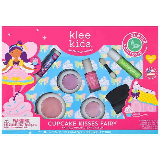 Kit de maquillaje Luna Star Naturals Klee Kids Pink Bubble Fairy