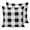 Black White, variant on Light Pink Buffalo Check Pillow Covers 24x24 Set of 2, Farmhouse Plaid Modern Geometric Throw Pillow Covers Decorative Couch Cushion Cover, Microfiber Soft Square Pillowcases for Bedroom Sofa