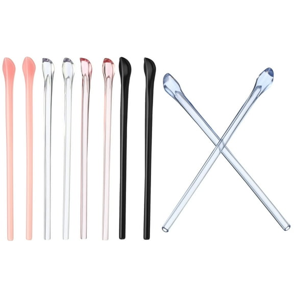 Uxcell Glasses End Tips Eyeglass Anti Slip Ear Sock Pieces Tube Sleeve Soft Model 3, Assorted Colors 5 Pairs