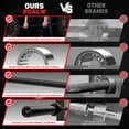 thumbnail image 2 of ROALW 6.5FT Olympic Barbell 1000LB Capacity – 2 Inch Heavy Duty Strength Training Bar for Squat, Deadlift & Bench, Black, 2 of 8