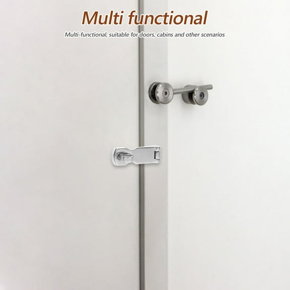 WEUVEB Stainless Steel Heavy Duty Hasp Lock for Marine Doors with Rotating Mechanism