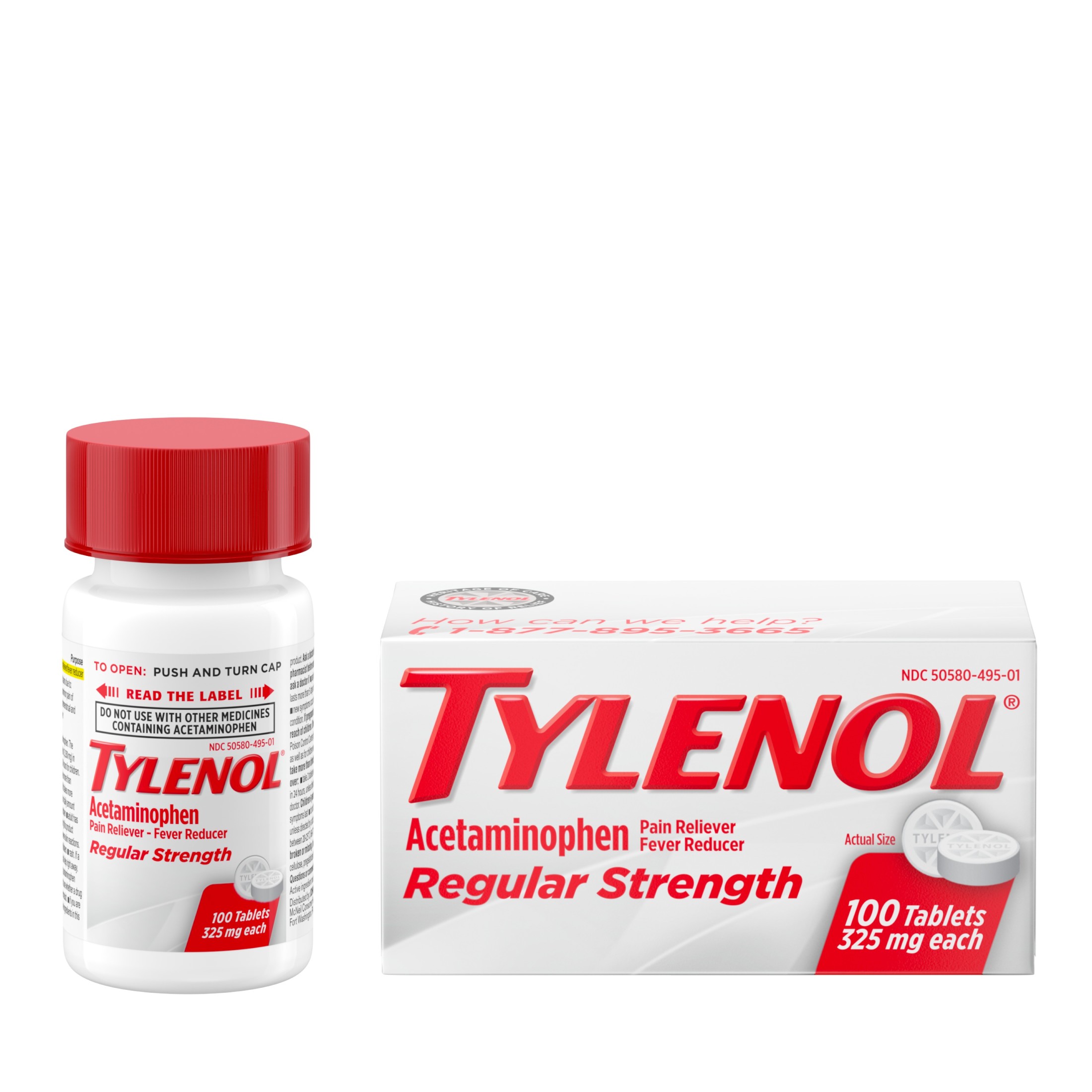 Tylenol Regular Strength Tablets with 325 mg Acetaminophen, 100 Ct - image 5 of 7