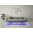 thumbnail image 3 of Ahgly Company Indoor Rectangle Abstract Blue Modern Area Rugs, 7' x 10', 3 of 4
