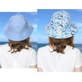 thumbnail image 6 of CoCopeaunt Unisex UV Protection Sun Hat Reversible Bucket Hat Parent Child Hat Fashion Checkboard Wide Brim Caps Adjustable Outdoor, 6 of 7