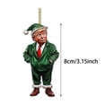 thumbnail image 4 of Adorno Donald Trump Hanging Ornament Acrílico para Autos Mirror, 4 of 9