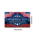 thumbnail image 3 of 4th of July Patriotic Backdrop Banner for Party Decorations, Large American Flag Photography Background Cloth for Independence Day, Memorial Day, Veterans Day, 3 of 6