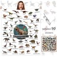 thumbnail image 5 of Dinosaur Blanket for Boys & Adults 50x60 Inch & 50 Dinosaur Stickers- Soft Kid Baby Throw Blanket with Jurrassic Dinosaur Pattern Gifts for Dinosaur Fans\u2026, 5 of 6