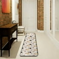 thumbnail image 3 of Dreamtimes Christmas Cute Cat Hallway Runner Rug 2'x6' Kitchen Rug with Rubber Backing Snowy Snowflake Non Slip Entryway Rug Runner Washable Soft Area Rug for Hallway Bedroom Kitchen Decor, 3 of 6