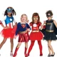 thumbnail image 2 of Disfraz de superhéroe de American Girl para niñas, disfraz de Supergirl para Halloween, Purim, cosplay, 2 of 5