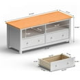 thumbnail image 2 of TV Stand Entertainment Unit White -  by From the Tree Furniture, 2 of 9