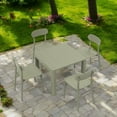thumbnail image 3 of Table de patio carrée Patioflare, 40 pouces, verte, 3 of 9