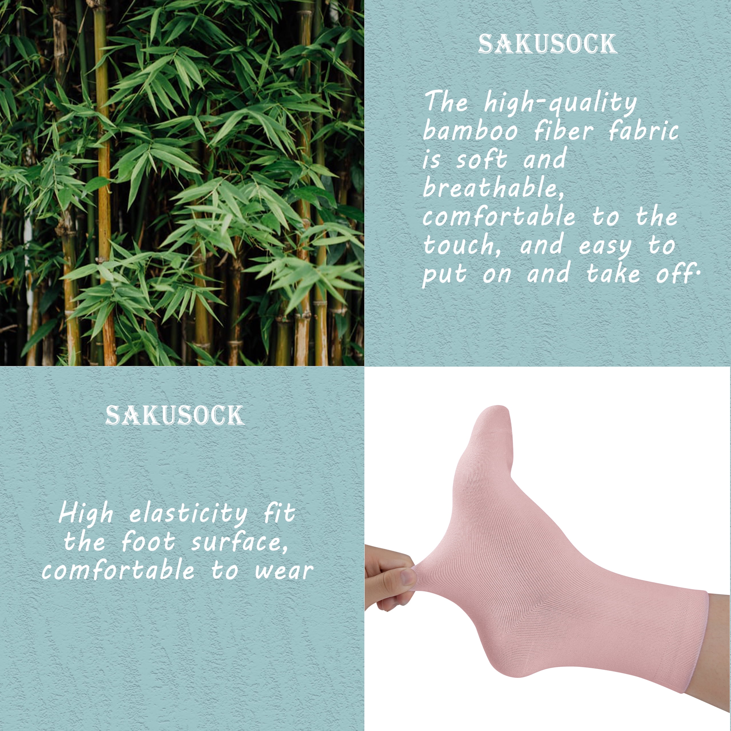 Women Thin Socks Bamboo Ankle Silky Quarter Anti Odor Casual Summer Socks 6 Pairs (Assorted 5, US Size 8-11)