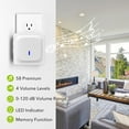 thumbnail image 5 of CozyNestFinds Wireless Doorbell with 2 Buttons, Mini Waterproof Door Bell Easy Installation, 1000Ft Range, Adjustable Volume & 58 Chimes, LED Flash, Perfect for Homes, Offices, Apartments (White), 5 of 18
