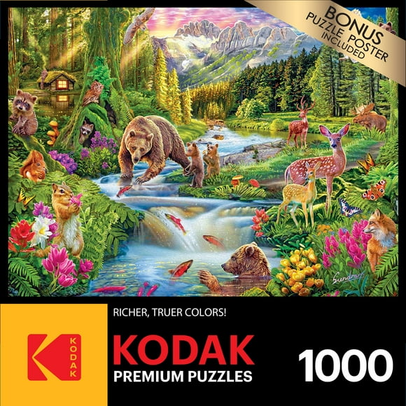 Kodak 1000 Piece Jigsaw Puzzle - Wild Frontier by Steve Sundram