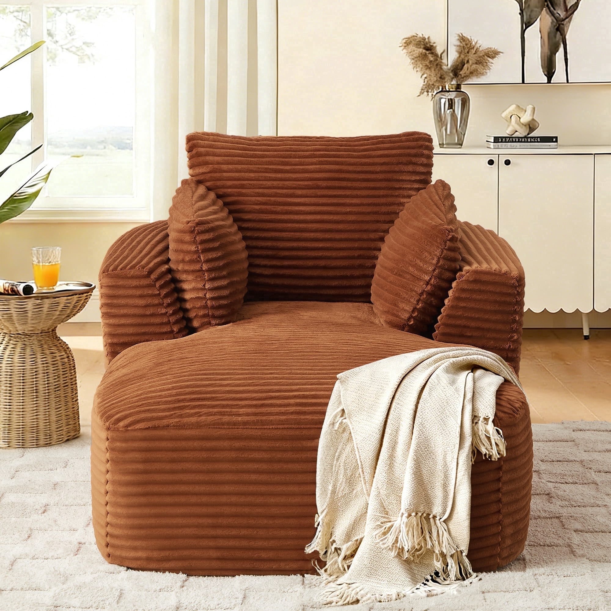 Indoor Chaise Lounge Chair, 57