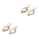 thumbnail image 1 of Guardurnaity 1 par de pendientes colgantes ahuecados para el diario, cadena larga, joyería femenina, suministro a juego, regalos para amigos, Oro 2piezas, 1 of 6
