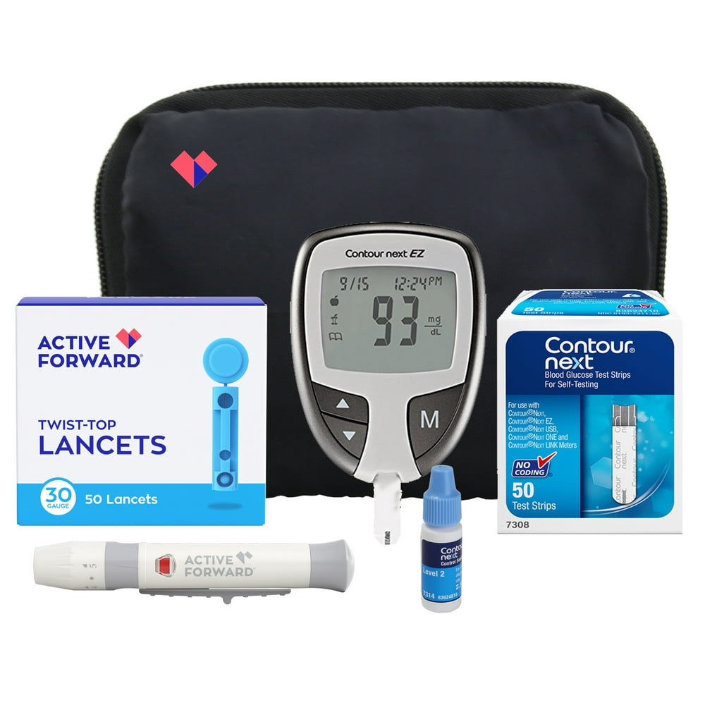 AF Contour NEXT EZ Diabetes Testing Kit Contour NEXT EZ Blood Glucose