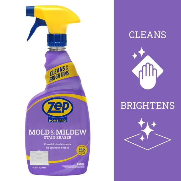 Zep Home Pro Mold and Mildew Stain Eraser and Cleaner 32oz
