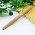 thumbnail image 2 of Vintage Elegant Bamboo Fountain Pen With Box For Business Gifts Luxury Brand Office Writing Pens, 2 of 8