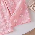 thumbnail image 6 of WAYUTE Girls Jumpsuit Ruffle Trim Floral Printed Sleeveless Cute Toddler Baby Jumpsuits Loose Breathable Playsuit Summer Outfits, 6 of 6