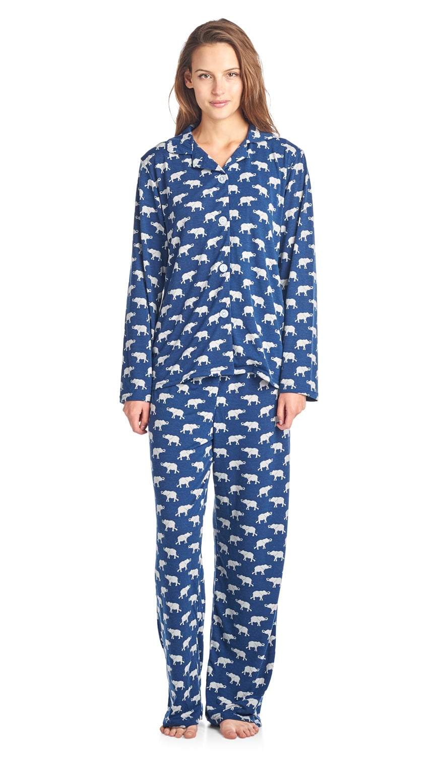 BedHead Pajamas BHPJ By Bedhead Pajamas Women's Brushed Back Soft Knit Pajama Set Walmart
