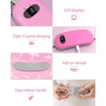 thumbnail image 3 of Generic Portable Heating Pad Gifts for Women Her Stocking Stuffers Gifts for Valentine's Mother's Day White Elephant Birthday Christmas Rose, 3 of 7