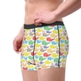 thumbnail image 3 of KLL Colorful Snails Men's Cotton Boxer Briefs Underwear-Medium, 3 of 7