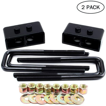 Rear Leveling Lift Kit, GAsupply 2 inch Forged Leveling Block Kit with ...
