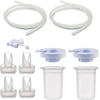 Maymom Pump Parts Compatible with Ameda Purely Yours Pumps, Mya Joy; Incl. Top Cap, Silicone Membrane, Duckbill, Tubing and Adapter; Replaces Ameda Spare Parts