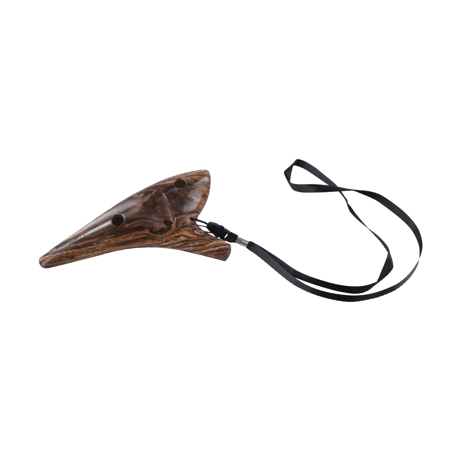 12-Hole Resin Ocarina Ice cracked Instrument with Carry Bag Alto A C Tone