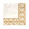 thumbnail image 4 of MasteelfCA 100 Pcs Serviette Jetable Imprimée Or pour Restaurant et Hôtel (Doré + Blanc), 4 of 6