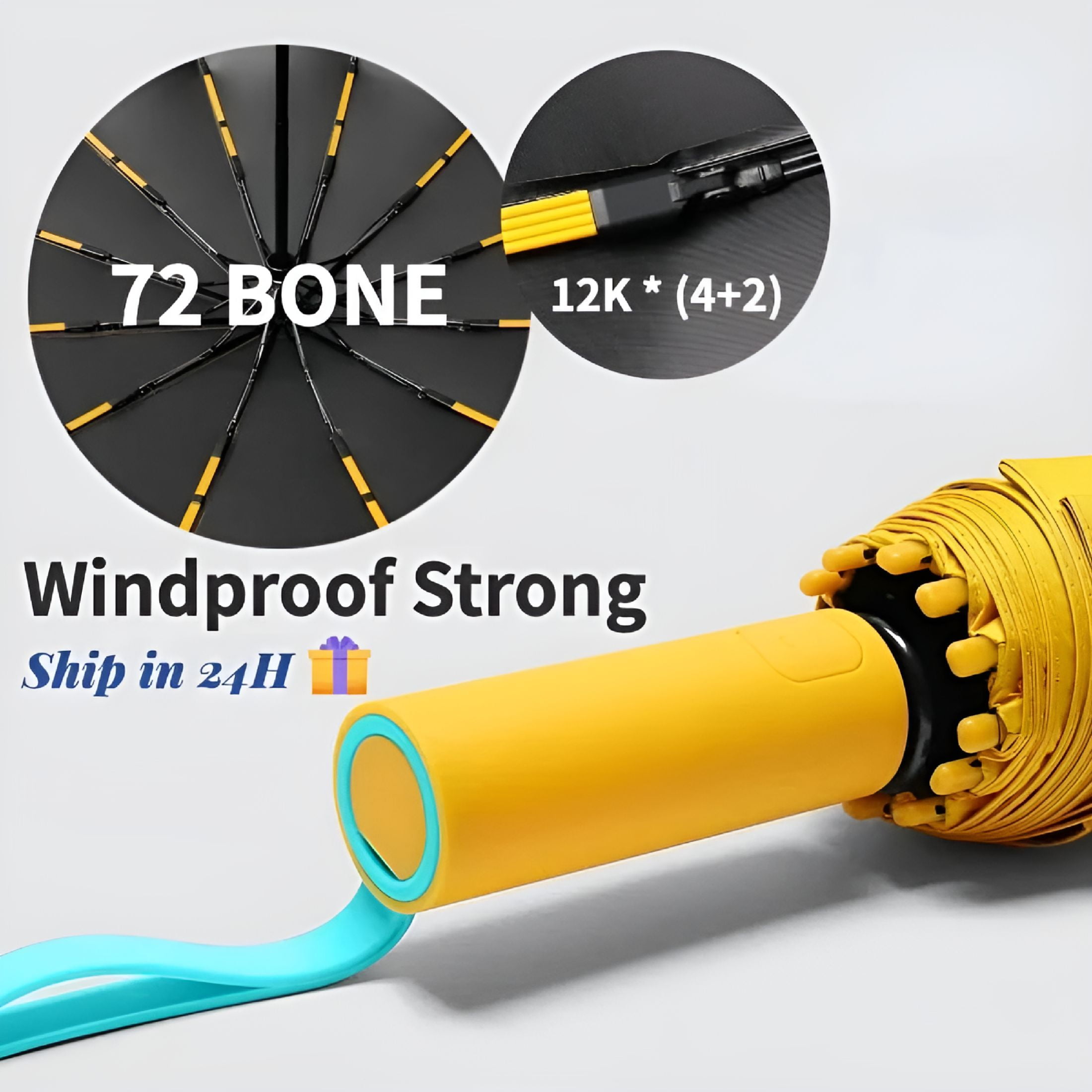 GASTROPOD 2026 New Super Strong Windproof Automatic Folding Men Umbrella,72/80 Bone Reinforced,Large Rainproof Sun Uv Protection Umbrellas Women,Large Umbrellas for Rain Heavy Duty