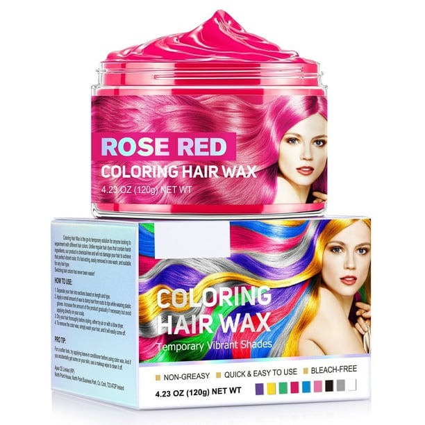 Crema de tinte para el cabello, de peinado temporal, desechable, a la moda. Estiliza el cabello sin dañarlo. 9 colores, 120 g.