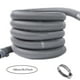 thumbnail image 2 of Extensión de manguera de desagüe para lavadora Accesorios de fontanería flexibles y duraderos para lavadoras y secadoras Conector de repuesto Ajuste universal, 2 of 4