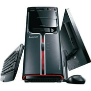 Lenovo IdeaCentre Desktop Tower Computer, Intel Core 2 Quad Q8300, 6GB RAM, 640GB HD, DVD Writer, Windows 7 Home Premium, Black, 53161AU