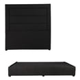 thumbnail image 1 of Box Base cama King Size + Cabecera Blend Negro, 1 of 6