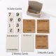 thumbnail image 3 of Calendario Perpetuo de Bloques de Madera Vintage Blanco Aovdy, 3 of 8