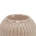 thumbnail image 4 of Northlight Cable Knit Ceramic Christmas Candle Holder - 3.25" - Beige, 4 of 8