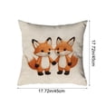thumbnail image 3 of Euaioeiu Cute Animal Pillow Cover Fluffy Embroidery Decorative Throw Pillow Case Soft Accent Cushion Cover for Living Room Sofa Bedroom Decor Festival Home Decor, 3 of 6