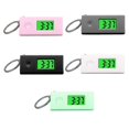 thumbnail image 2 of 5 Pcs Keychain Watches Portable Key Ring Digital Watches Luminous Hanging Watch, 2 of 4
