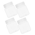 thumbnail image 2 of Plastic Wide Mouth Laboratory Bottles for Storage 4Pcs Transparent Leakproof Design, 2 of 5