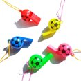 thumbnail image 1 of Vogacara Mini silbato bonito con cuerda de plástico multifunción para fútbol, herramienta de juicio, árbitro, silbatos deportivos para Juegos de césped, 1 of 6
