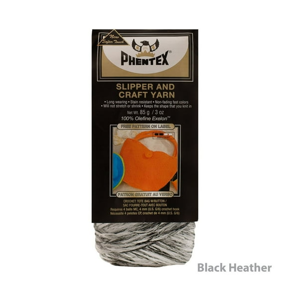 "Phentex® Fil pour Pantoufles et Artisanat, Oléfine #4 Moyen, 3oz/85g, 164 Yards"