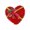 Heart, variant on Elegant Christmas Brooch Pins Cloth Decorative Accessories Clothing Badge Brooches Badge Brooch for Turbans Bags Hats Sweaters Decoration Snowflake